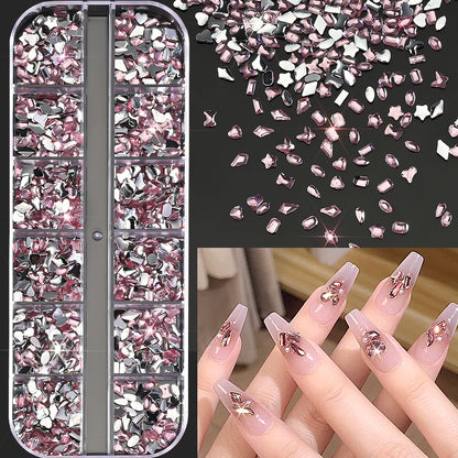 Nagelkunst Dekorative Edelsteinset