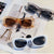 Damen stylische Sonnenbrille im angesagten Geometrie-Design Brehn