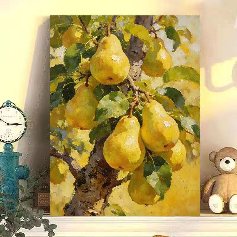 Birnen-Themen Küchen Wandkunst Druck Brehn
