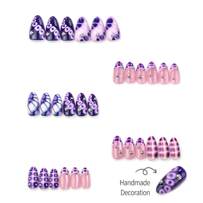 Künstlerisches Gradient Press-On Nagelset
