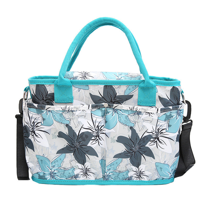 Multi-Taschen Blumenmuster Tote Bag Brehn