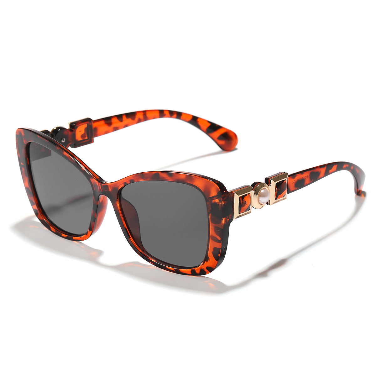 Damen Cat-Eye Sonnenbrille mit eleganter Metallverzierung Brehn