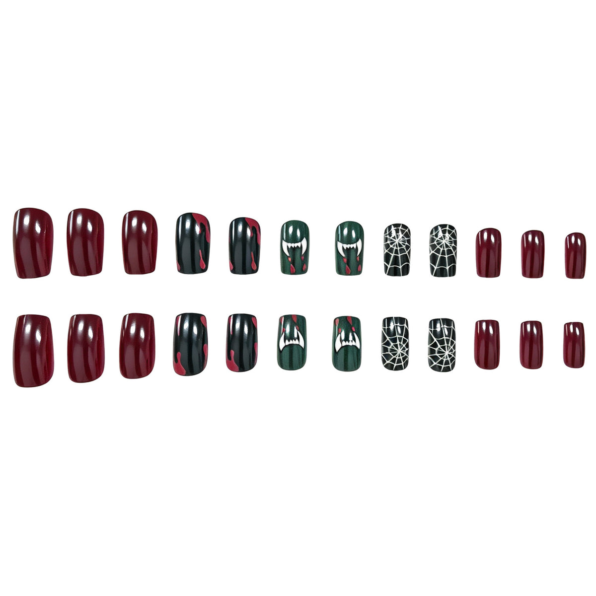 Halloween-Themen Dekorative Acryl-Nagelkunstverlängerungen Brehn