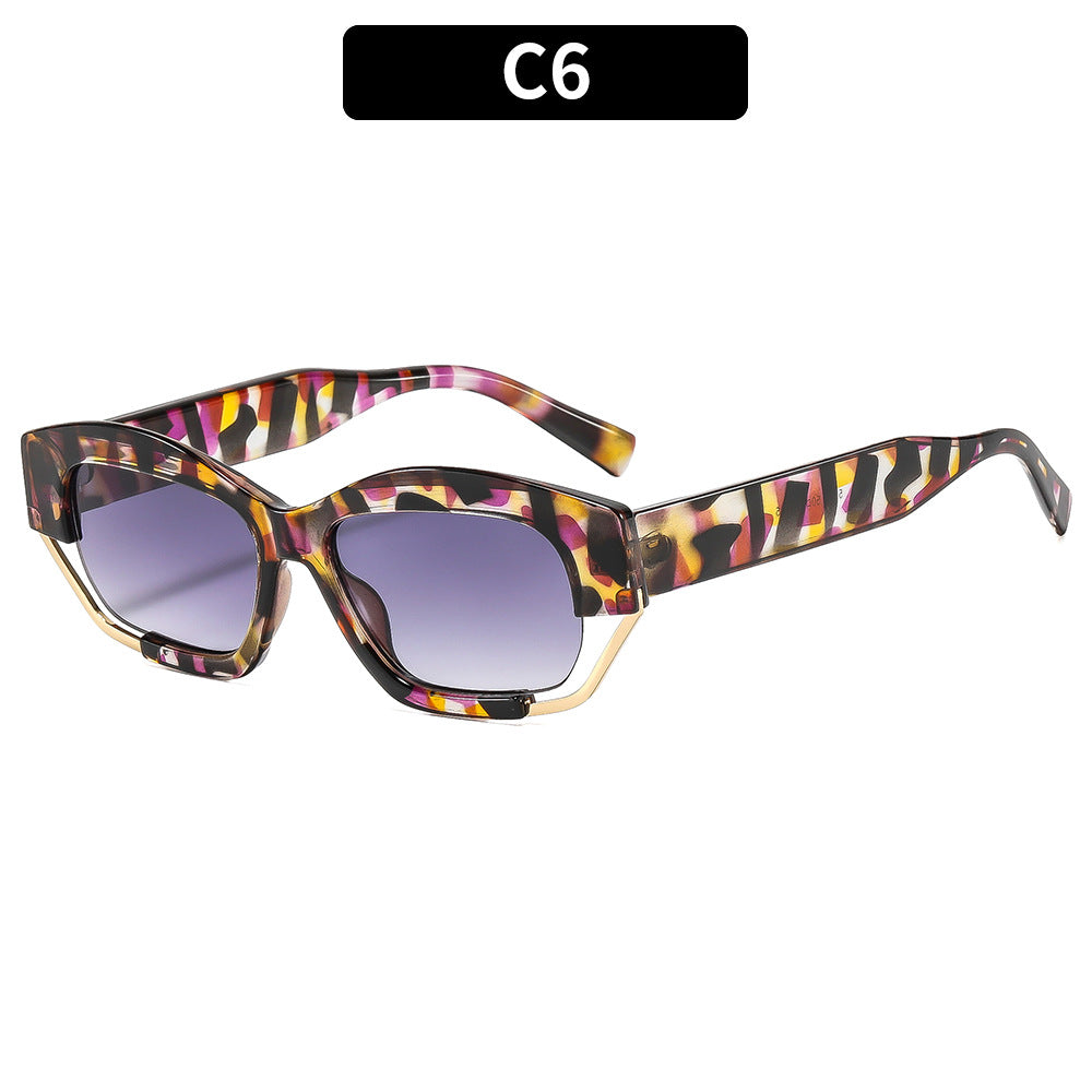 Designer Geometrische Rahmen Sonnenbrille