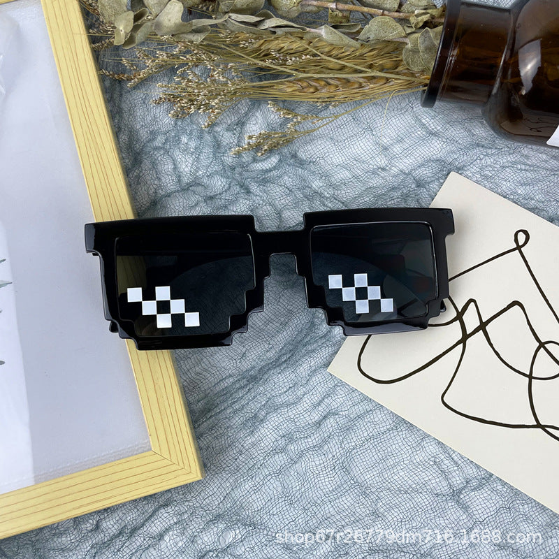 Fette geometrische Shield-Sonnenbrille Brehn
