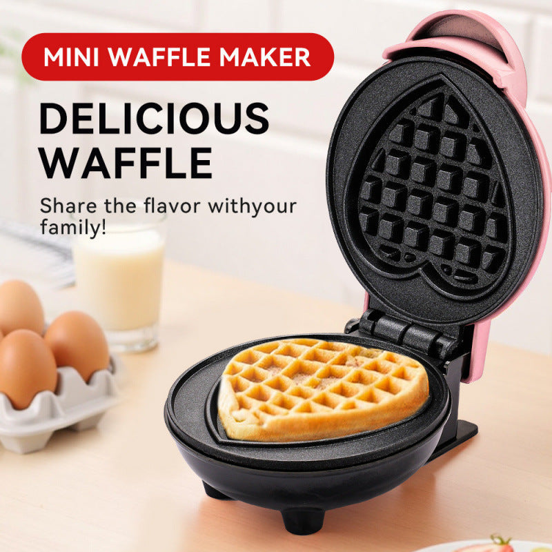 Herzförmiger Mini Waffelmaker Brehn