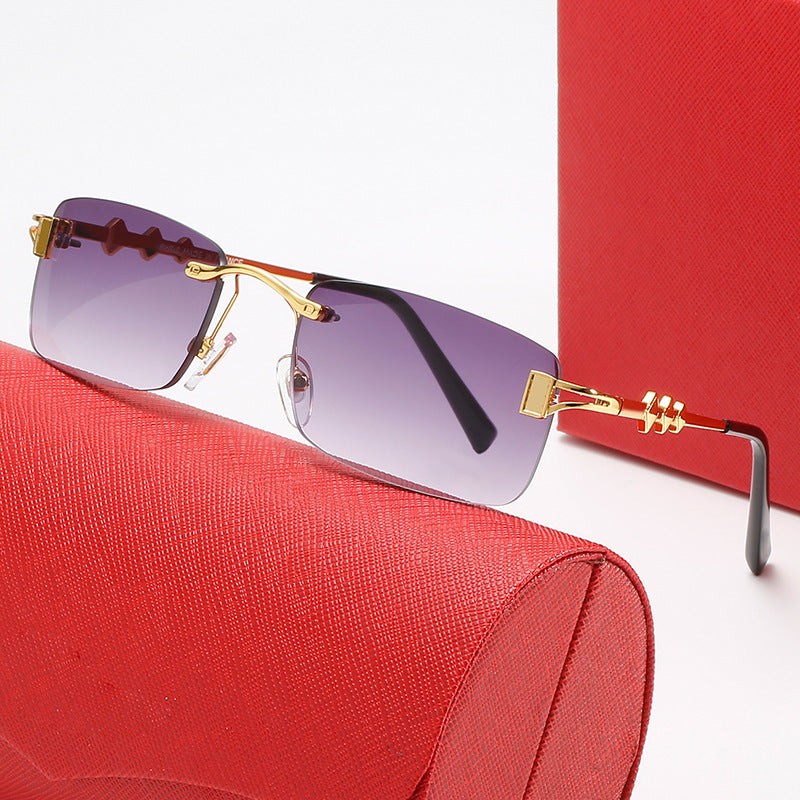 Damen modische Retro-Sonnenbrille mit luxuriösem Metallrahmen und polarisierenden Gläsern Brehn