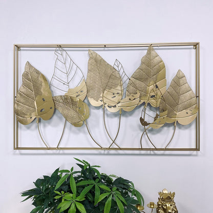 Dekorative Metallblatt-Wandkunstskulptur Brehn 1789208555