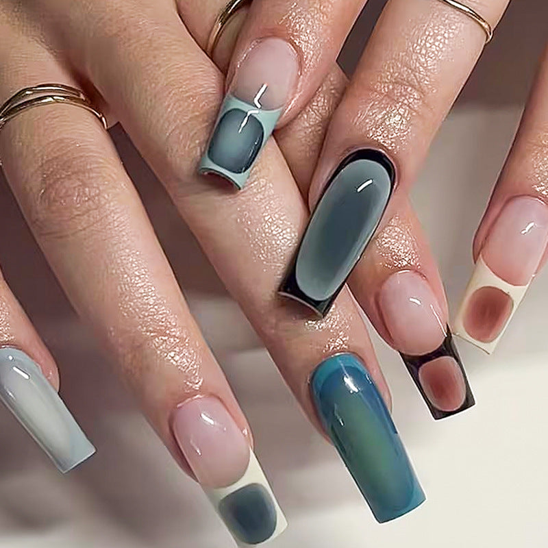 Kunstnagelset mit stilvollen Farbverlaufseffekten Brehn