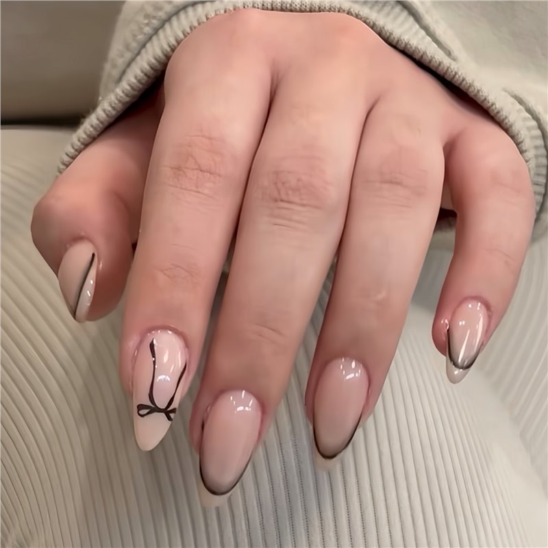 Stylische Ombre Press-On Nägel Brehn