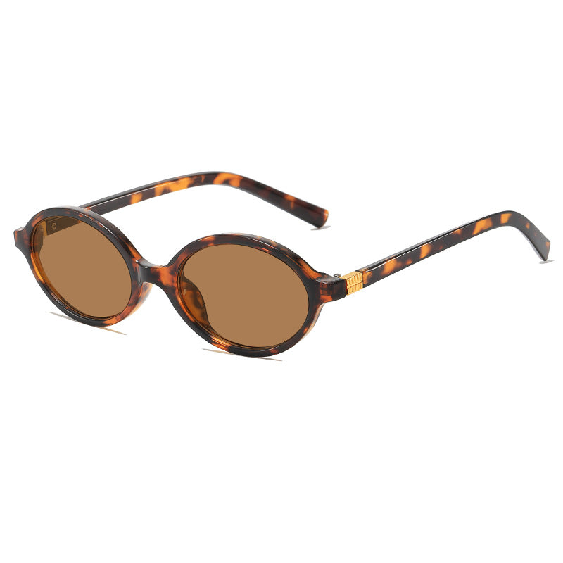 Vintage-inspirierte ovale Fassung Brille Brehn