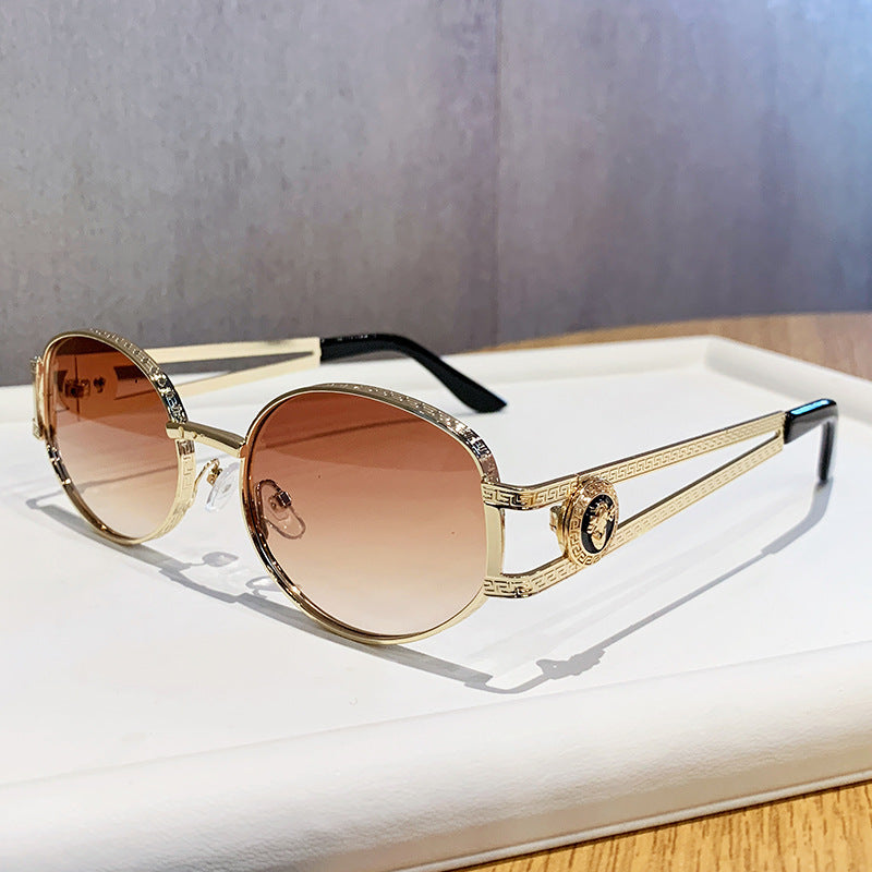 Damen elegante Sonnenbrille mit luxuriösem Rahmen und filigranem Design Brehn