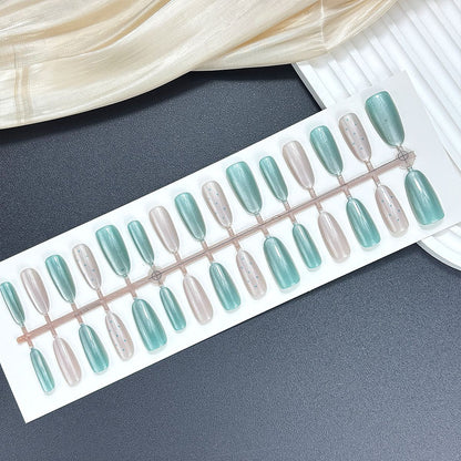 Glänzendes Gradient Press-On Nagel Set Brehn