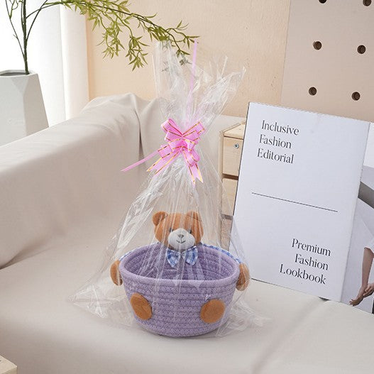 Kuscheliger Aufbewahrungskorb mit Bärenmotiv Brehn