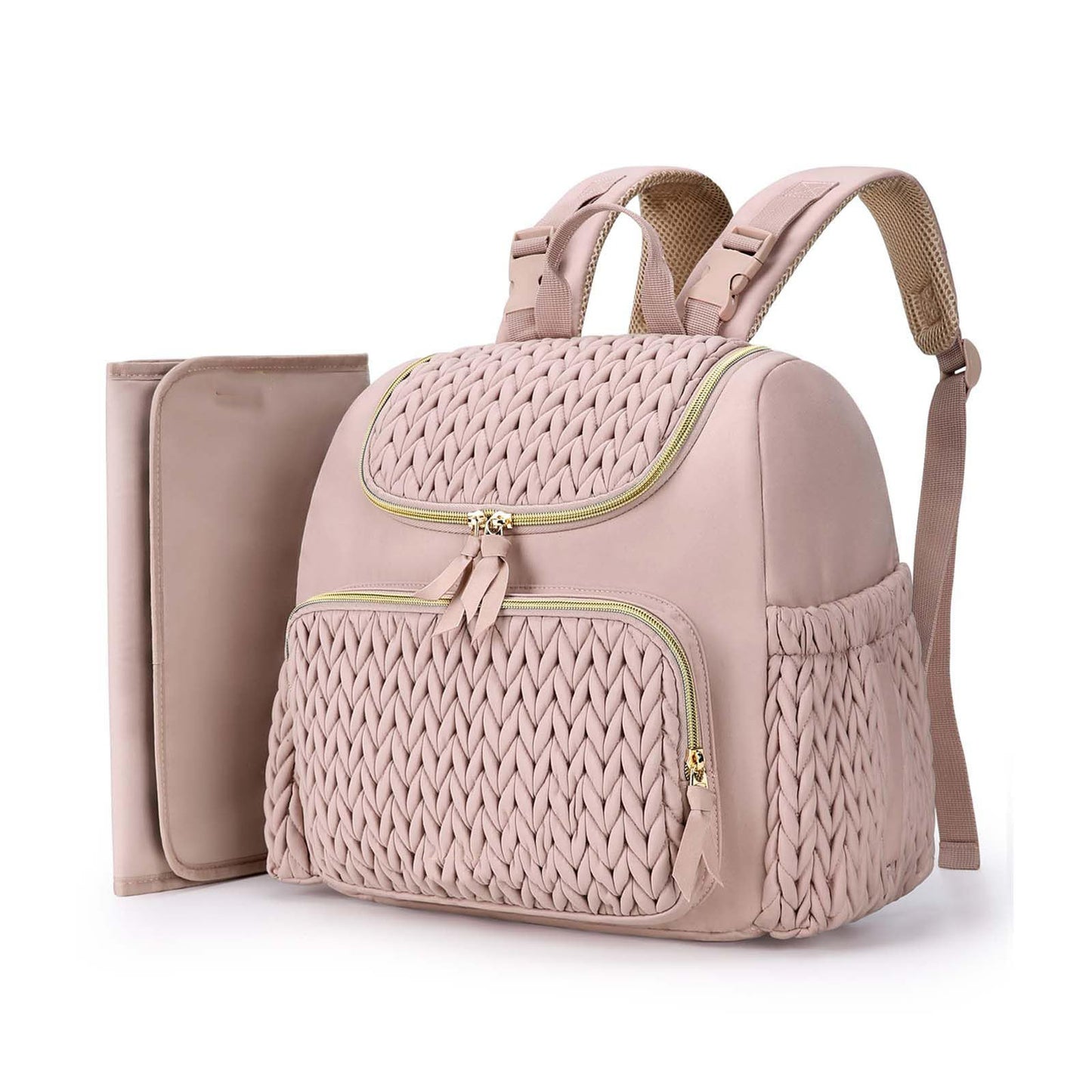 Damen Modischer Rucksack mit geflochtenem Design Brehn