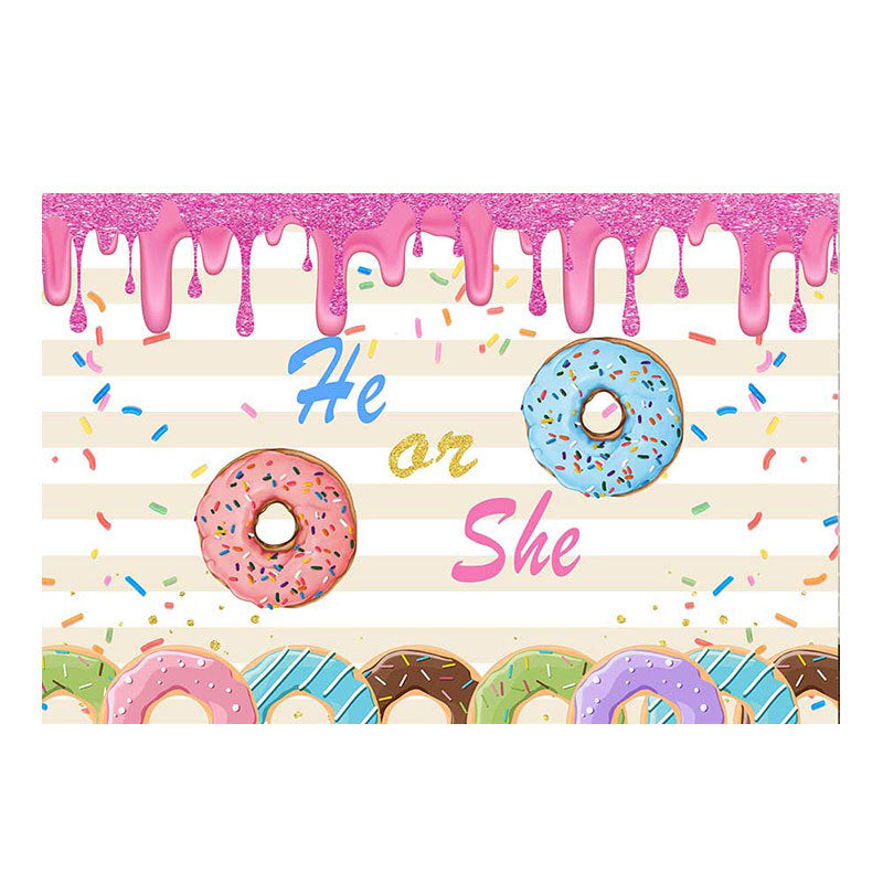Kinderspielerische Donut-Themen Wandkunst Brehn