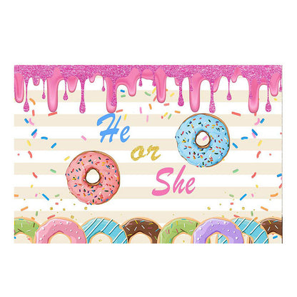 Kinderspielerische Donut-Themen Wandkunst Brehn