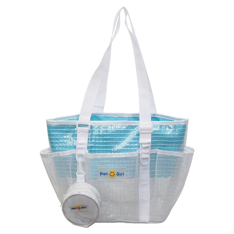 Netz Strandtasche mit abnehmbarem Beutel