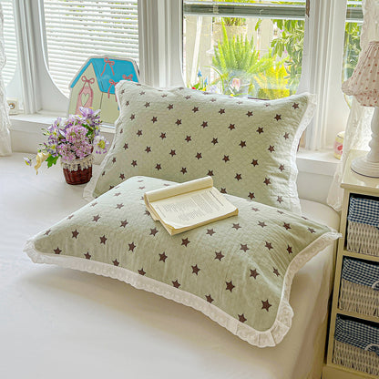 Damen Dekorative Kissen mit zartem Blumendesign Brehn