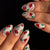 Blumen-Design Press-On Nägel Brehn
