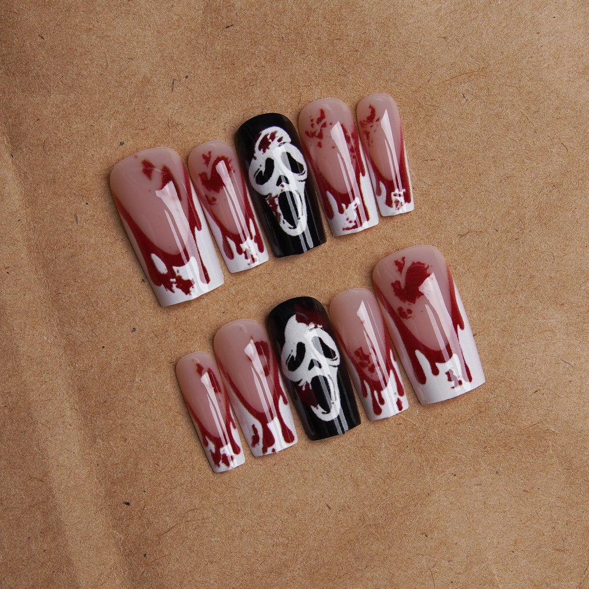 Kreatives Halloween Kunstnagelset Brehn