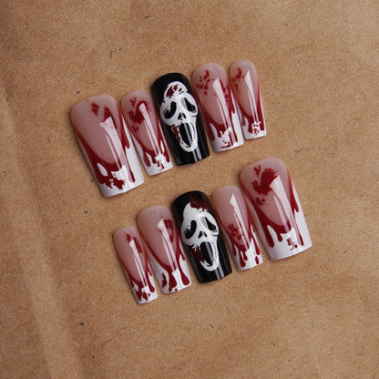 Kreatives Halloween Kunstnagelset Brehn