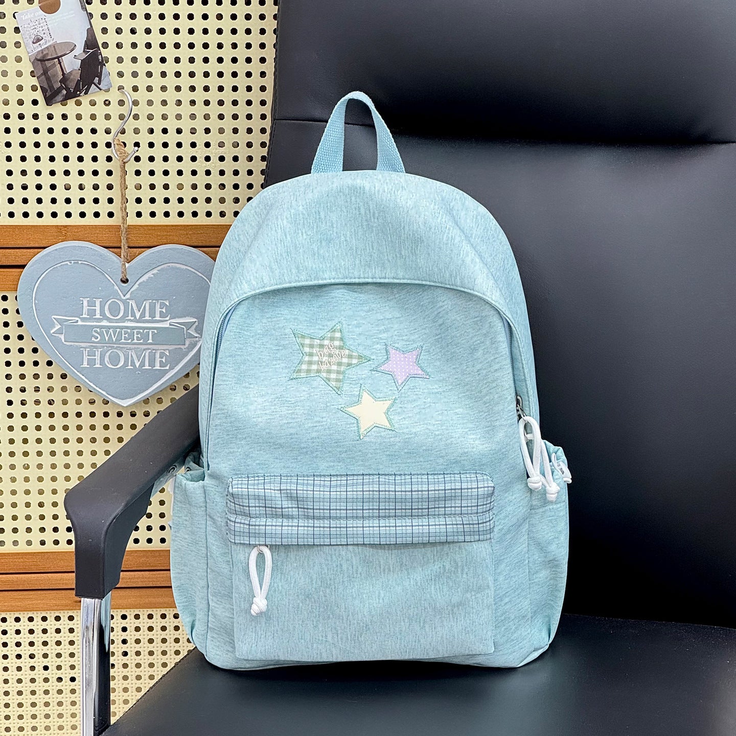 Lässiger Grafikdruck Schulrucksack