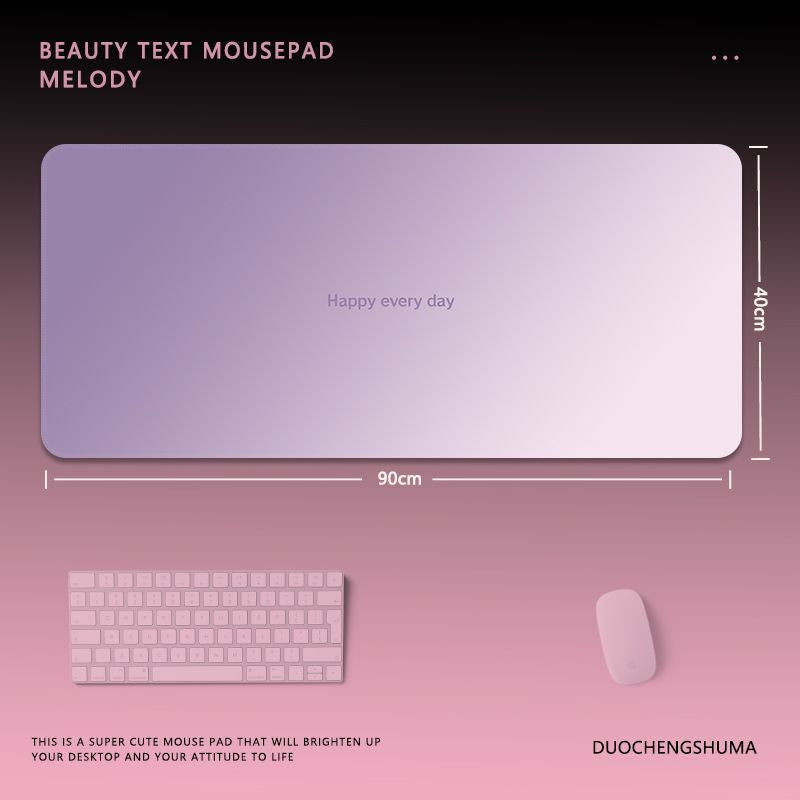 Inspirierender Text Gaming Mauspad