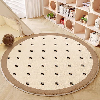 Abstract Circular Area Rug Brehn