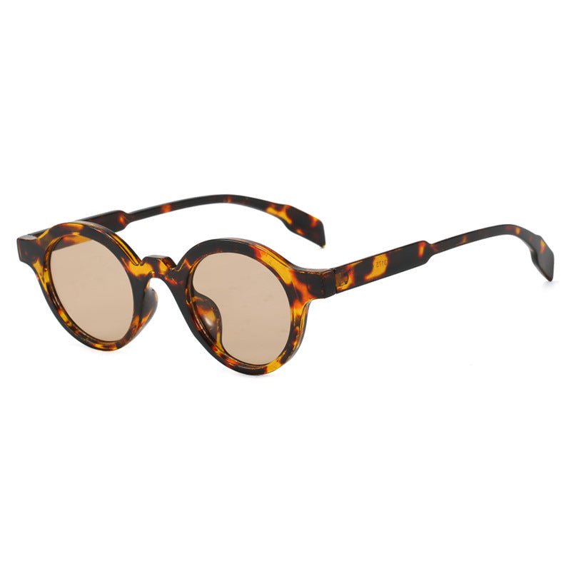Damen modische runde Sonnenbrille mit hochwertigem, flexiblem Rahmen Brehn