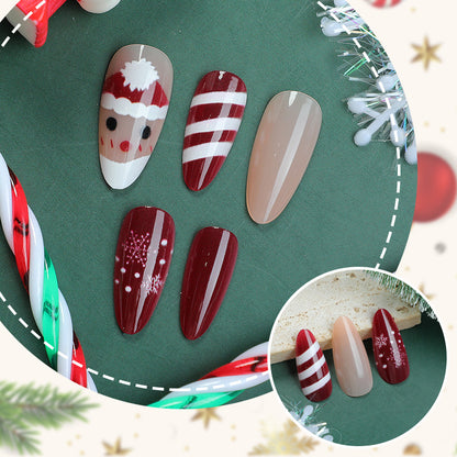 Festliches, urlaubsorientiertes Press-On-Nail-Art-Set 1790738334