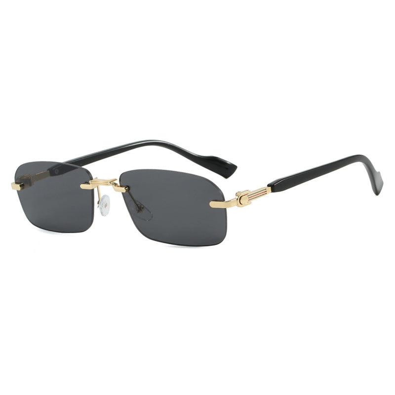 Damen Sonnenbrille mit elegantem Metallrahmen und stilvollen Holzdetails Brehn