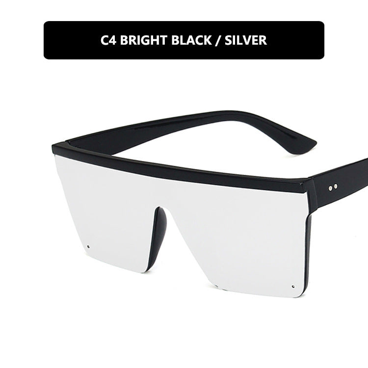 Damen futuristische Sonnenbrille im schützenden Oversized-Format Brehn