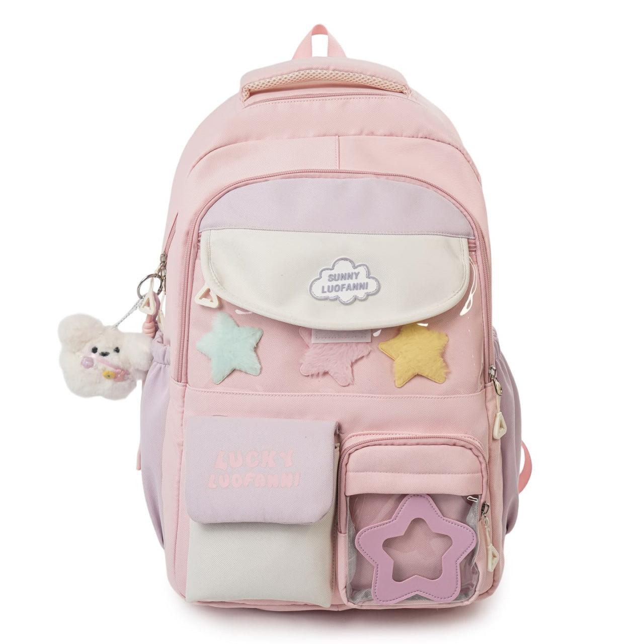 Stylischer Mehrfachtaschen-Rucksack