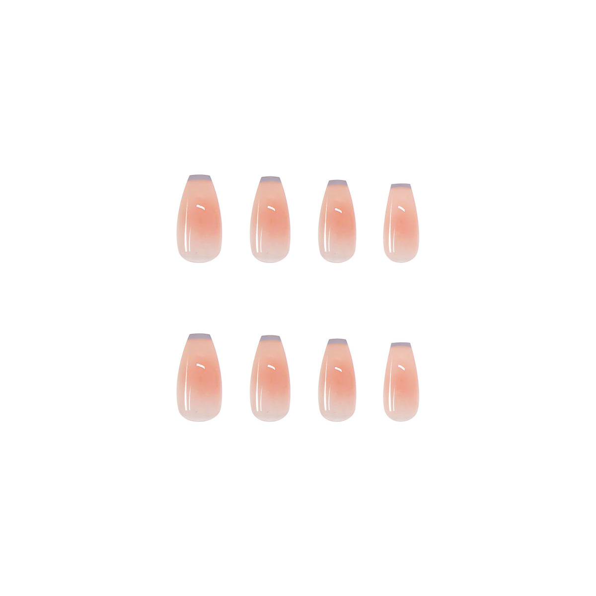 Elegante Ombre Nagelverlängerungen