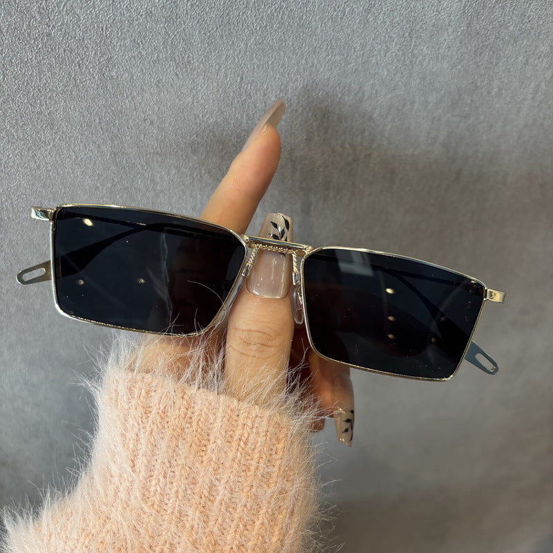 Chic Minimalistische Quadratische Sonnenbrille Brehn