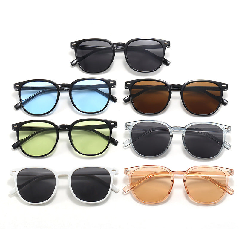 Damen modische Sonnenbrille mit transparentem Rahmen und elegantem Design Brehn