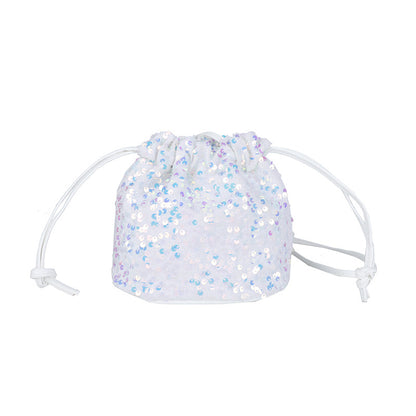 Glitzernde Pailletten Mini Tasche mit Kordelzug Brehn