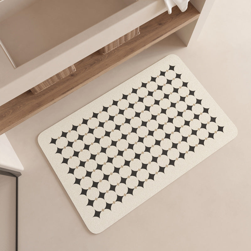 Moderne geometrische Muster Badezimmermatte Brehn