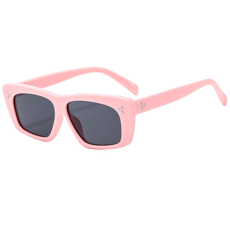 Damen quadratische Sonnenbrille mit modernem Design und polarisierenden Gläsern Brehn