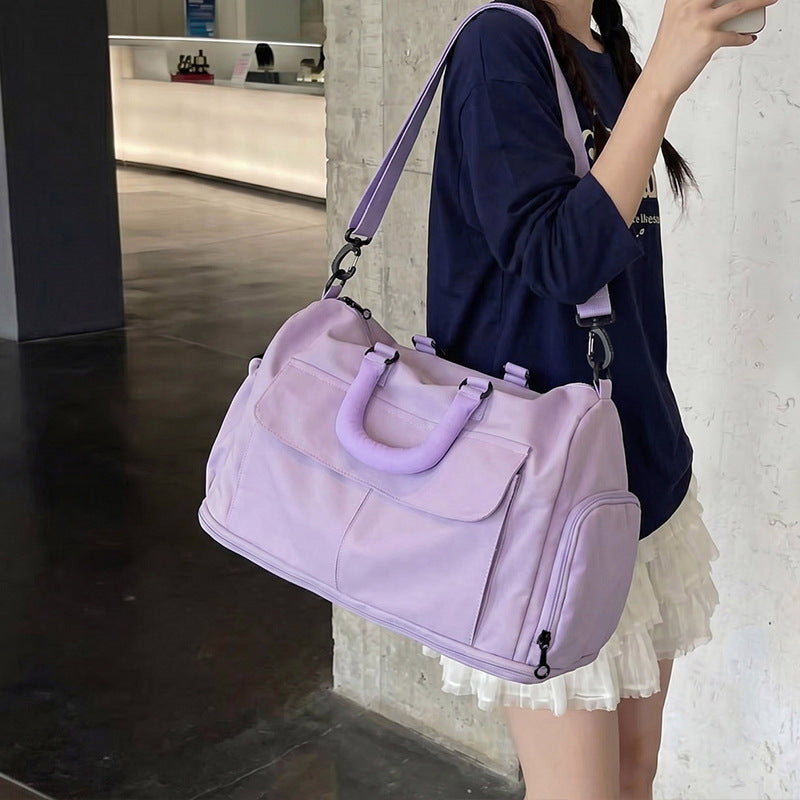 Stylische Canvas Wochenend-Duffle Bag Brehn