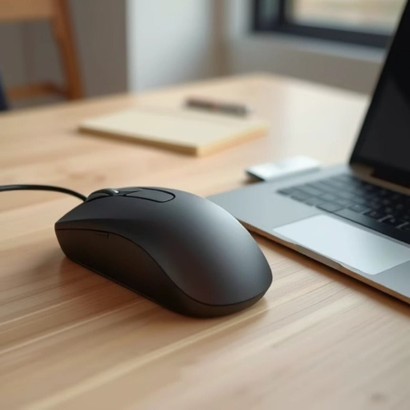 Ergonomische Kabelgebundene Maus mit Präzisionssensor Brehn