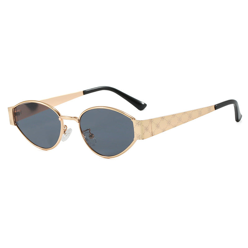 Damen Cat-Eye Sonnenbrille mit elegantem Design und luxuriösen Akzenten Brehn