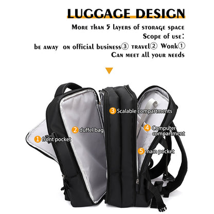 Moderner Rucksack mit Hochwertiger Organisation Brehn