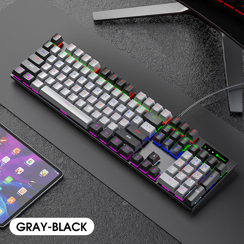 Ergonomische RGB Mechanische Gaming-Tastatur Brehn
