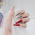 Leopardenmuster und glänzendes Press-On-Nagelset Brehn