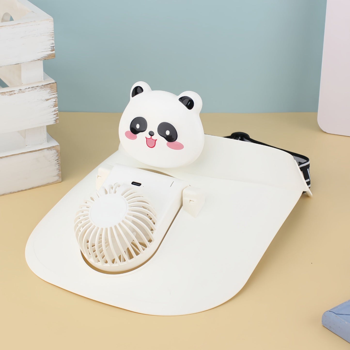 Frauen Tragbarer Handventilator mit Panda-Design Brehn