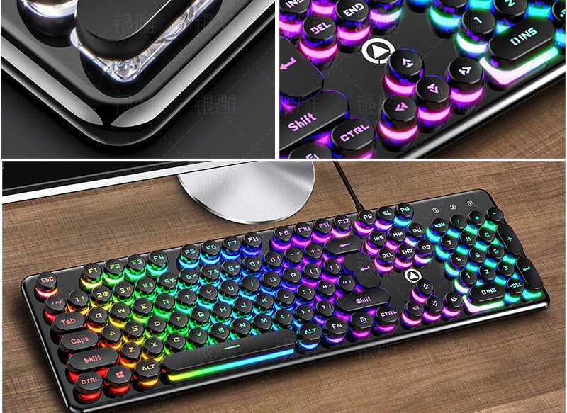 Retro Wireless Keyboard Brehn