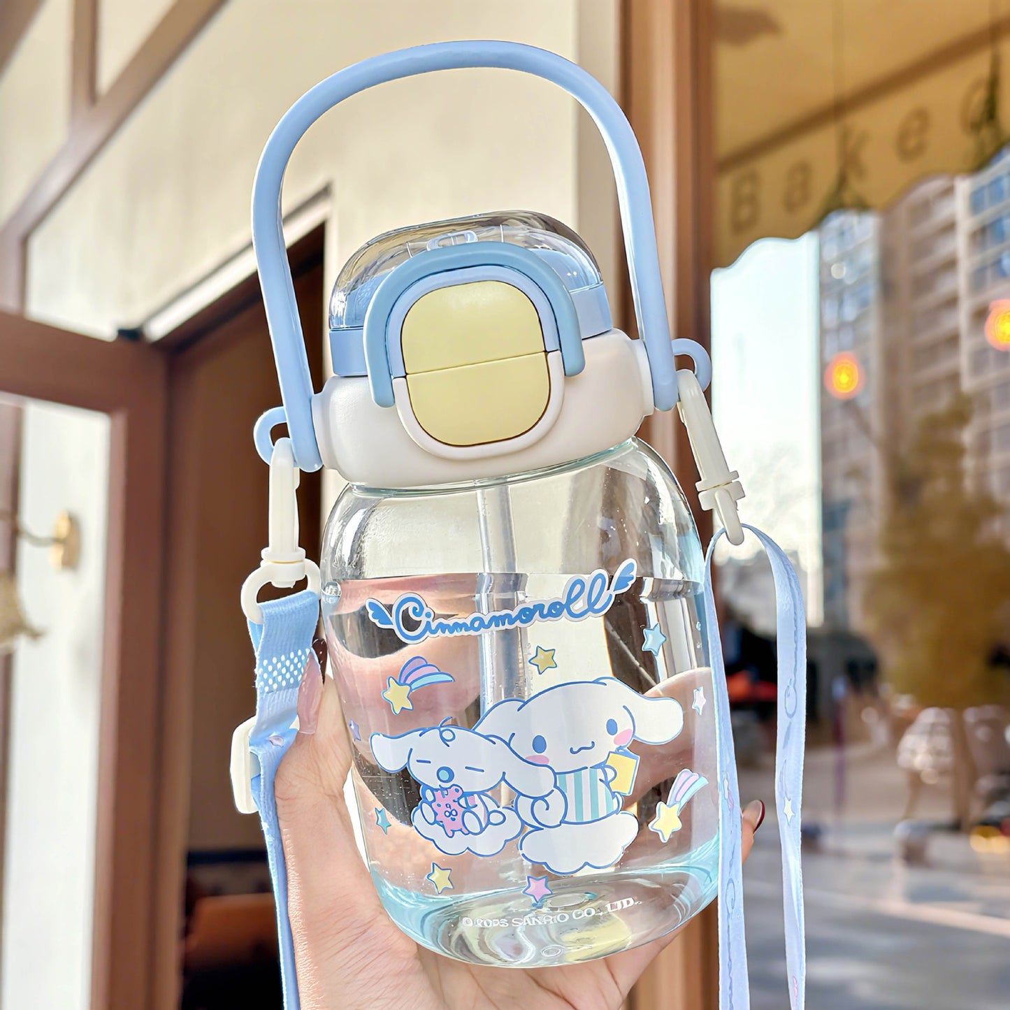 Damen Praktische Trinkflasche mit ergonomischem Griff Brehn