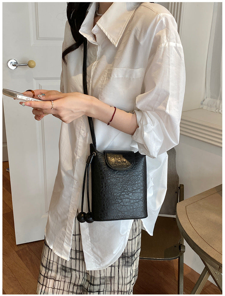 WoModern Texturierte Mini Crossbody Bag Brehn